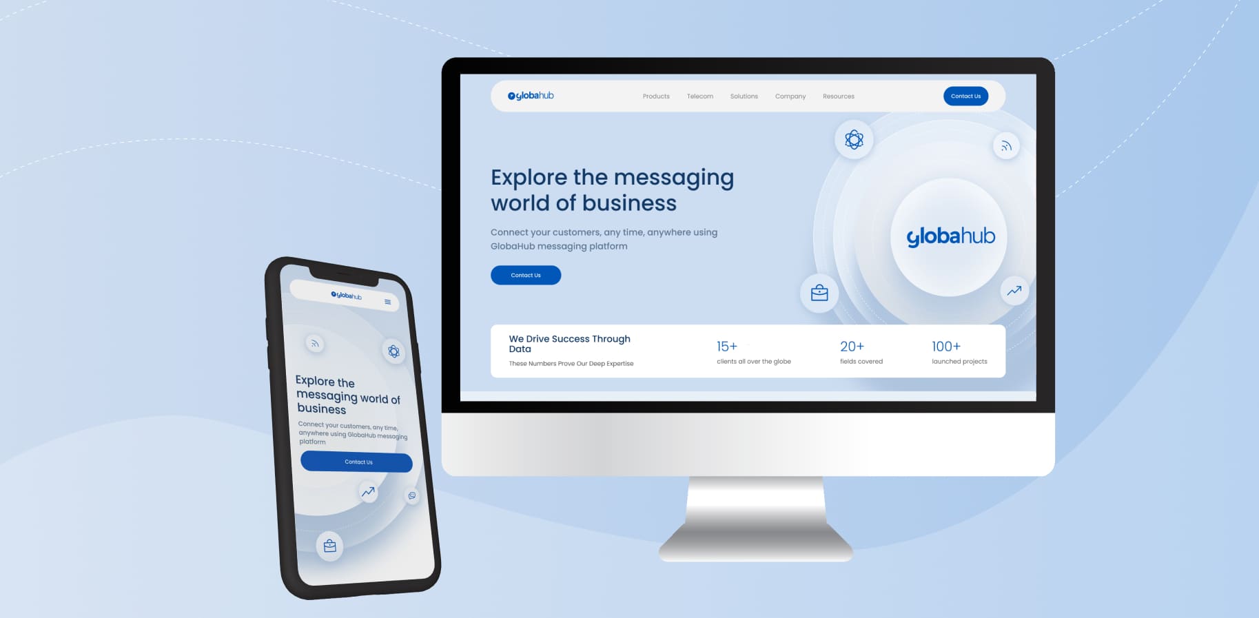 Масштабований сайт на WordPress для Globahub - image